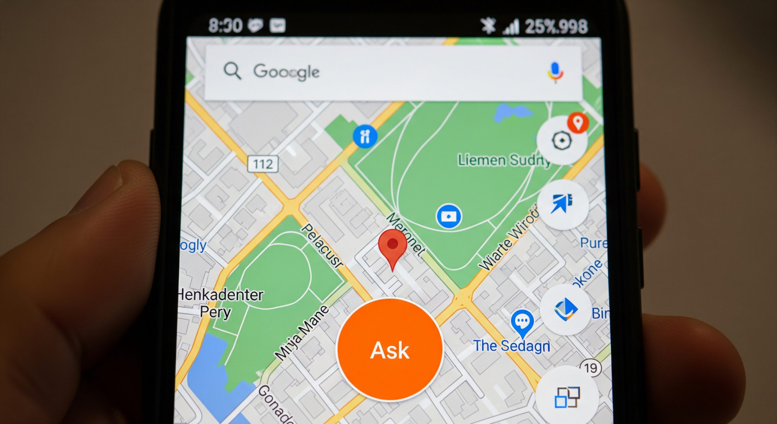 Google Maps Adds Prominent “Ask” Button to Business Profiles