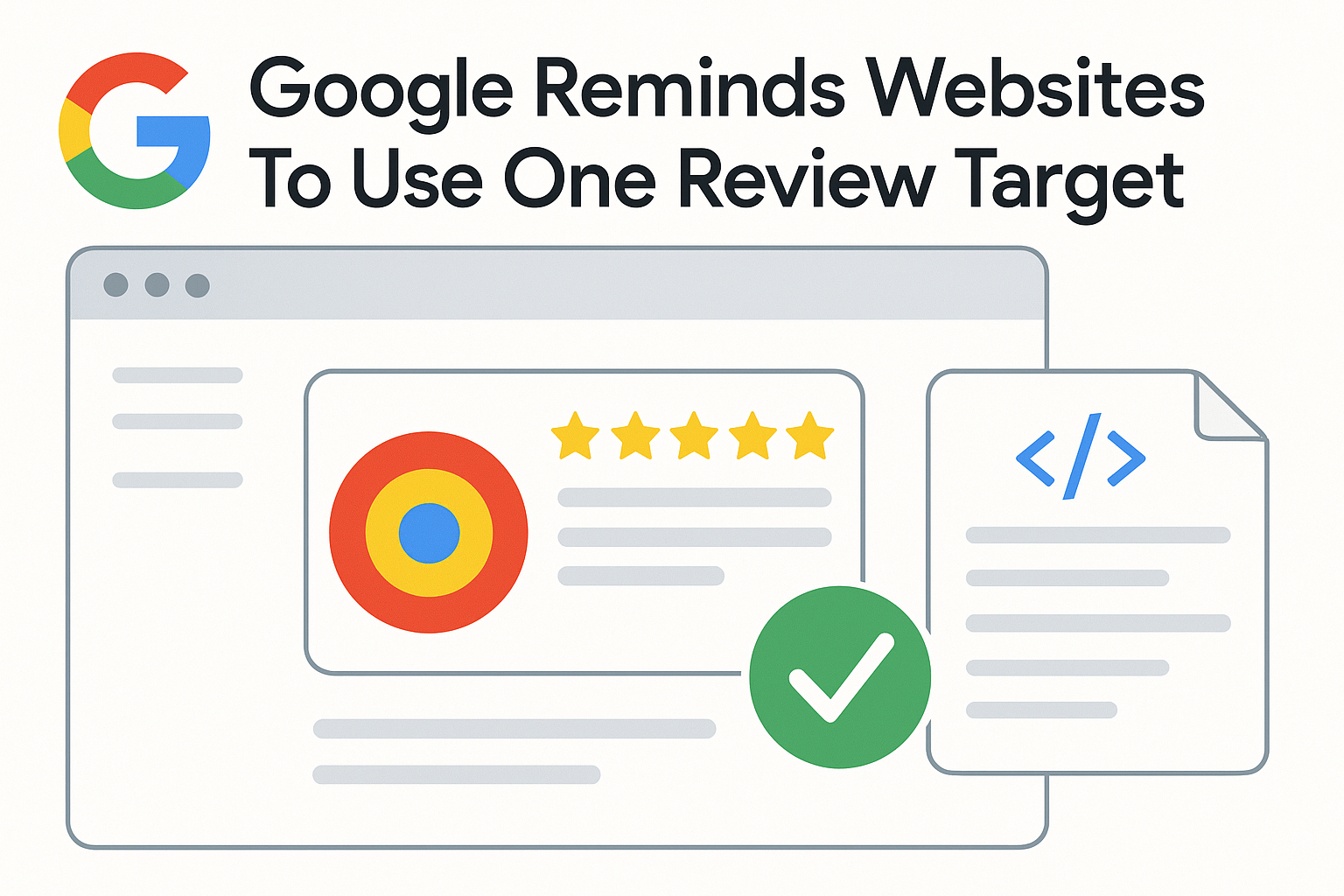 Google urges sites to use one clear review target per snippet to maintain accuracy and eligibility for rich results.