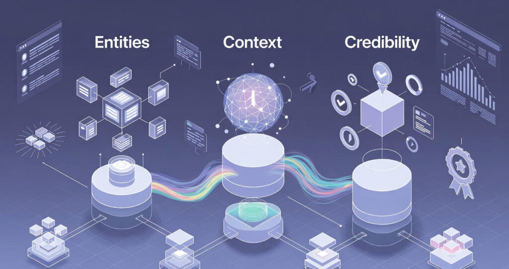 The Core Ranking Factors of AEO: Entities, Context, and Credibility