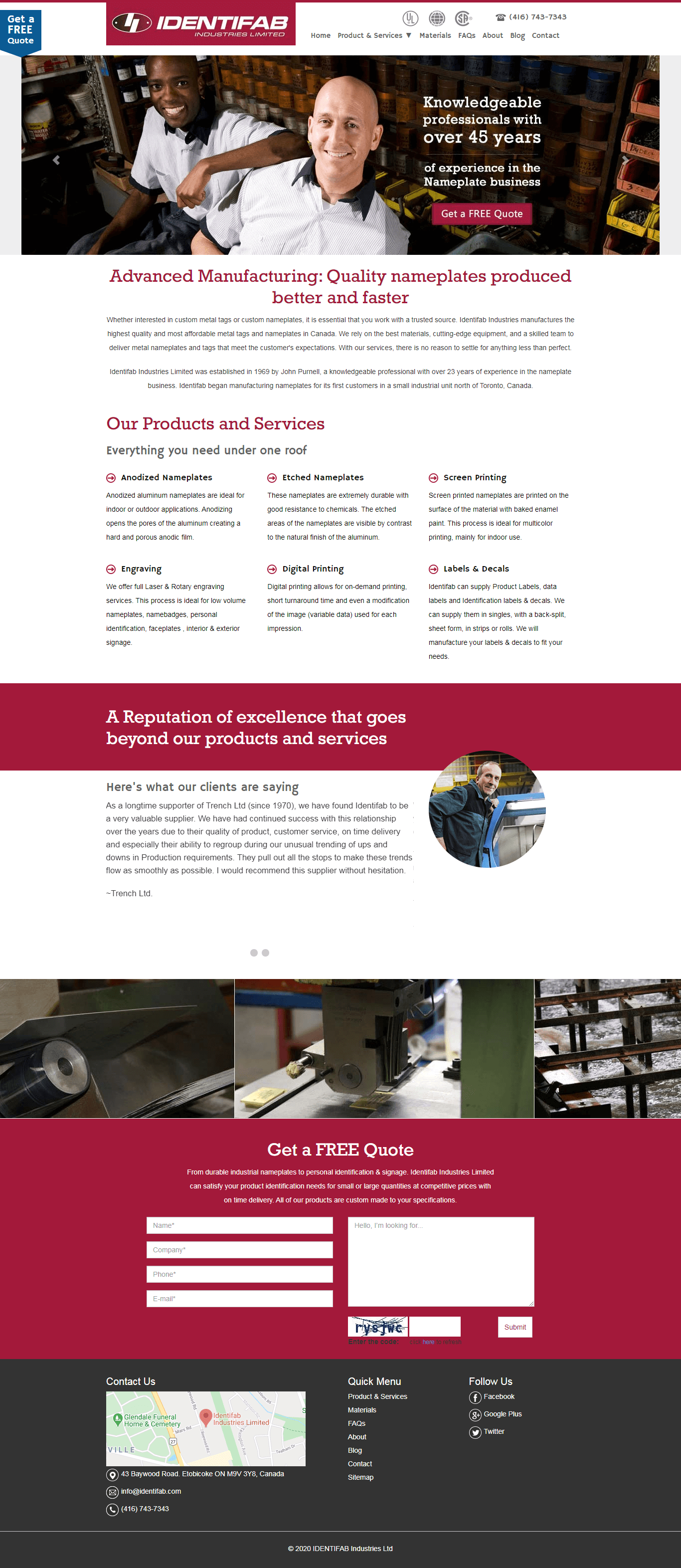 Identifab Industries Ltd.