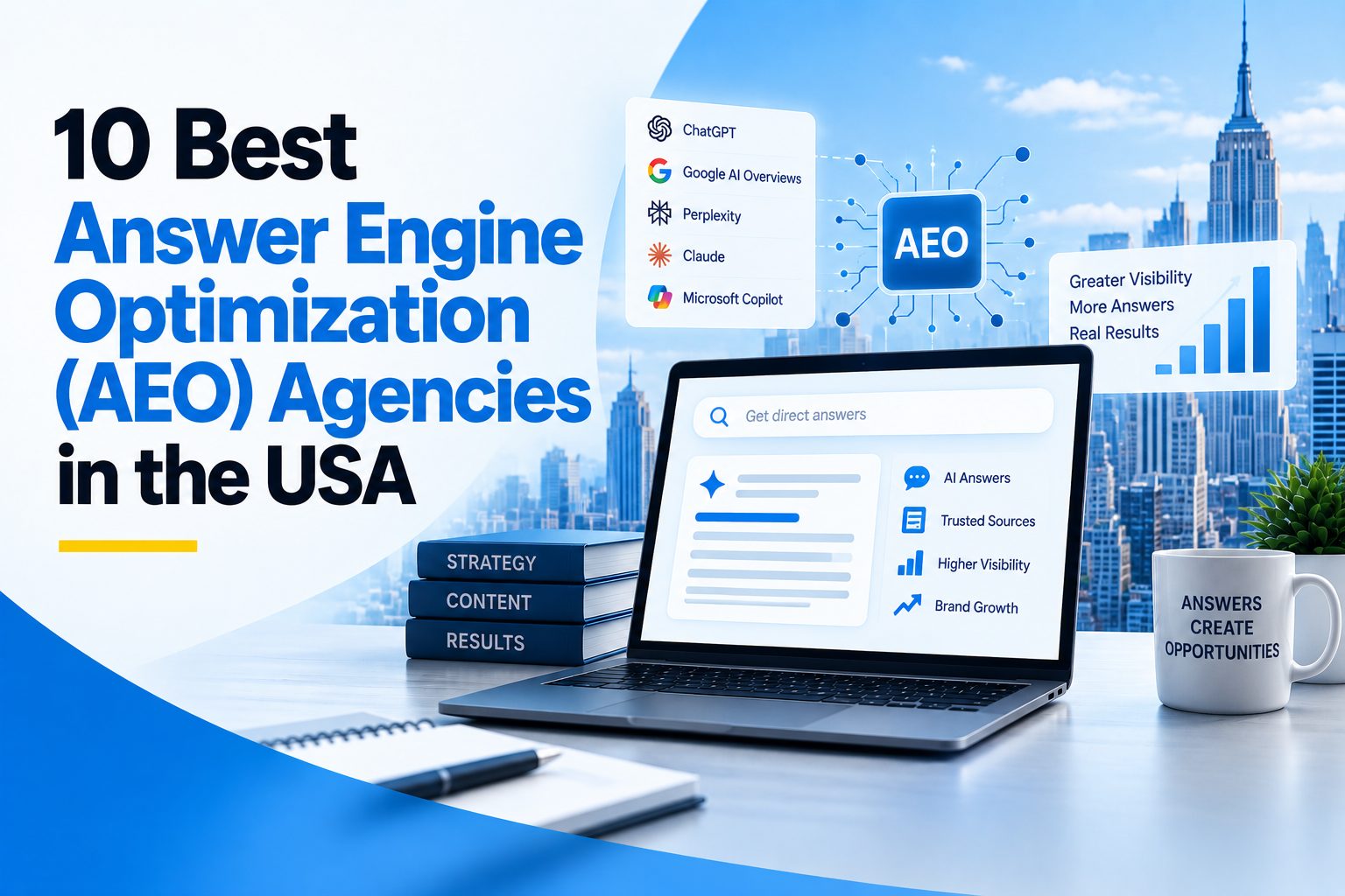 10 Best Answer Engine Optimization (AEO) Agencies in the USA