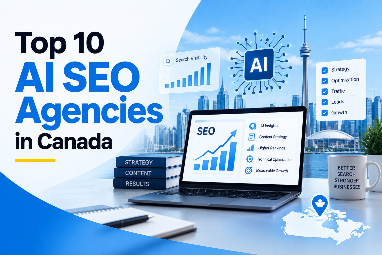 Top 10 AI SEO Agencies in Canada